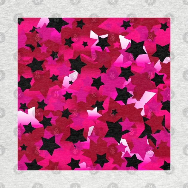 Punk Rock Stars Pink by BlakCircleGirl